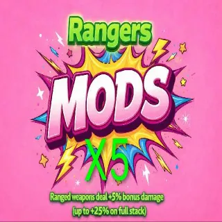 5 Rangers Mods