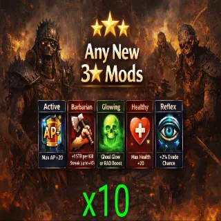 Any 10 New 3 Star Mods