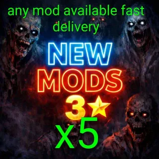 5 Active Mods ⭐⭐⭐