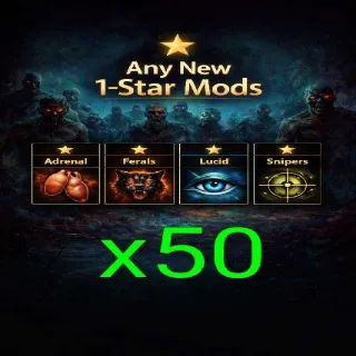 Any 50 New 1 ⭐ Mods