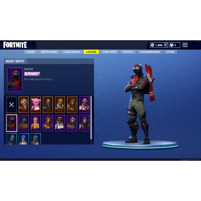 fortnite save the world - blue burnout fortnite