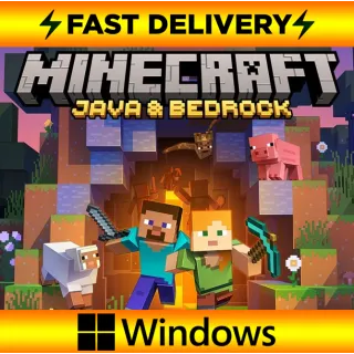 Minecraft: Java & Bedrock Edition [PC ACCOUNT]