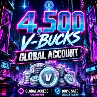 Fortnite 4500 V-bucks ⚡️[𝐅𝐀𝐒𝐓 𝐃𝐄𝐋𝐈𝐕𝐄𝐑𝐘]⚡️