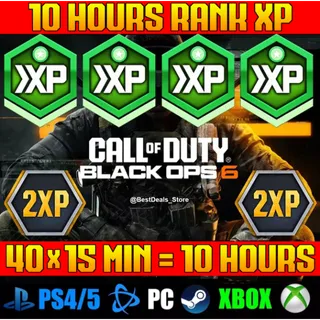 CoD BLACK OPS 6 - 10 Hours RANK XP [CROSSPLATFORM]