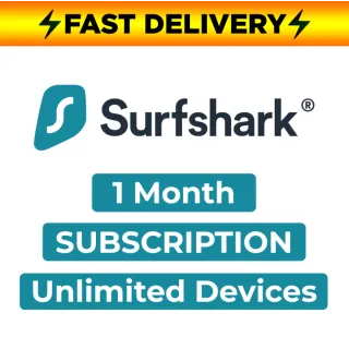 Surfshark VPN Key (1 Month / Unlimited Devices)