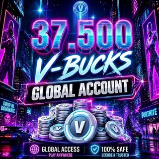 Fortnite 37500 V-bucks ⚡️[𝐅𝐀𝐒𝐓 𝐃𝐄𝐋𝐈𝐕𝐄𝐑𝐘]⚡️