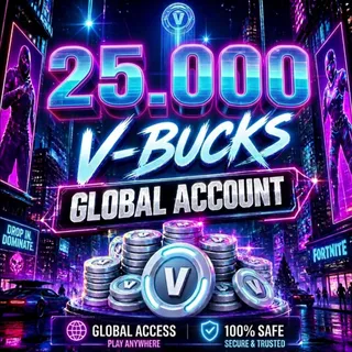 Fortnite 25000 V-bucks ⚡️[𝐅𝐀𝐒𝐓 𝐃𝐄𝐋𝐈𝐕𝐄𝐑𝐘]⚡️