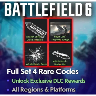 Battlefield 6 Player Card Weapon Sticke Vehicle Decal 🔑 ALL PLATFORMS ⚡⚡GLOBAL⚡⚡