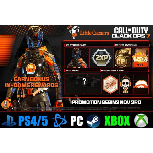 CoD BO7 - Little Caesars X Rewards 🔥CODE🔥 - Other Game Item - Gameflip