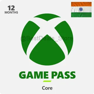 🔥 XBOX GAME PASS CORE 12 MONTH ⚡⚡KEY INDIA⚡⚡