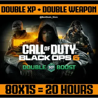 Call of Duty: Black Ops 6 - Double XP Boost 20 Hours - GLOBAL