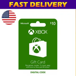  $10.00 USD Xbox Gift Card ⚡⚡FAST DELIVERY⚡⚡