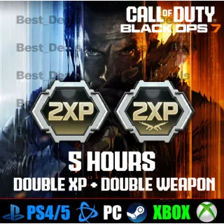 COD BLACK OPS 6/7 - 5 HOURS DOUBLE XP & DOUBLE WEAPON XP 🔥GLOBAL🔥