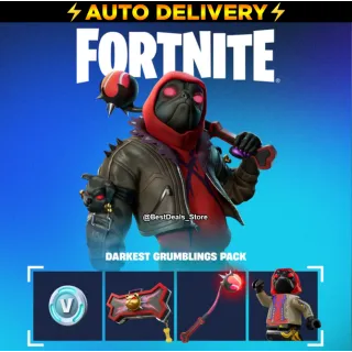 🔥Fortnite - Darkest Grumblings Pack ⚡️ [𝐀𝐔𝐓𝐎 𝐃𝐄𝐋𝐈𝐕𝐄𝐑𝐘] ⚡️