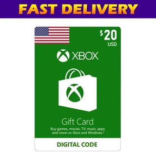  $20.00 USD Xbox Gift Card ⚡⚡FAST DELIVERY⚡⚡