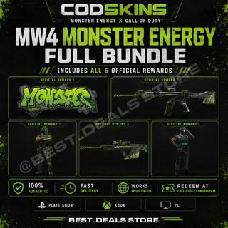 CoD MW4 - MONSTER FULL SET ⚡️𝐅𝐀𝐒𝐓 𝐃𝐄𝐋𝐈𝐕𝐄𝐑𝐘⚡️[GLOBAL]