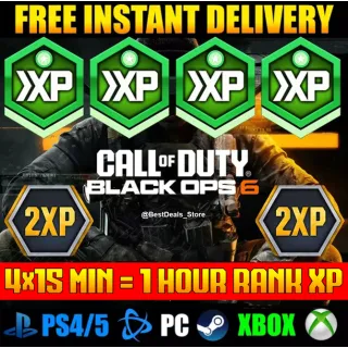 🔥CoD: BO6 - 1 Hour RANK XP🔥GLOBAL [CROSSPLATFORM]