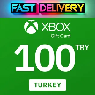 XBOX GIFT CARD 100 TL -TURKEY ⚡️ [𝐅𝐀𝐒𝐓 𝐃𝐄𝐋𝐈𝐕𝐄𝐑𝐘] ⚡️