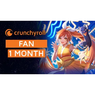 Crunchyroll Premium Fan Plan 1 Month - Global Key