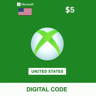 Xbox gift card $5 USD ⚡️[𝐅𝐀𝐒𝐓 𝐃𝐄𝐋𝐈𝐕𝐄𝐑𝐘]⚡️