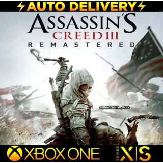 🔥Assassin's Creed III Remastered 🎮 XBOX ⚡️ [𝐀𝐔𝐓𝐎 𝐃𝐄𝐋𝐈𝐕𝐄𝐑𝐘] ⚡️