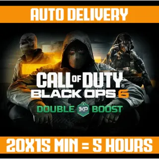 Call of Duty: Black Ops 6 - Double XP Boost 5 Hours - GLOBAL