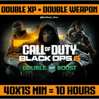 🔥Call of Duty: Black Ops 6 - 10 Hours Double XP Boost + Double Weapon🔥 - GLOBAL