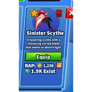 Sinister Scythe/blade ball