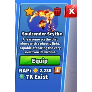 Soulrender Scythe/blade ball