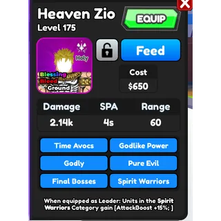 DIO OVER HEAVEN ASTD