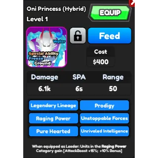 ASTD YAMATO 6 STAR - ONI PRINCESS