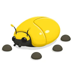 Neon Giant Gold Scarab