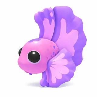 Pink Betta Fish 