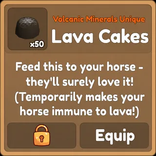 Wild Horse Islands - 50 Lava Cakes