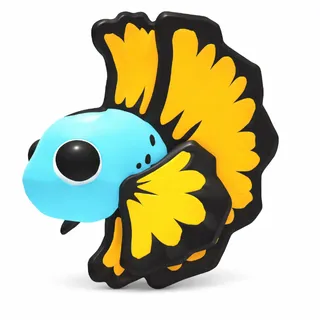 Blue Betta Fish Neon