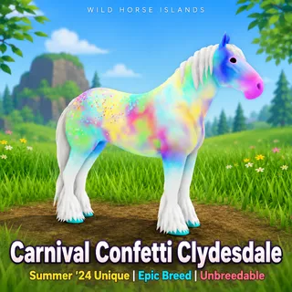 Carnival Confetti Clydesdale – WHI