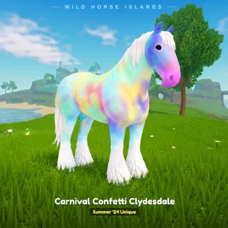 Carnival Confetti Clydesdale – WHI