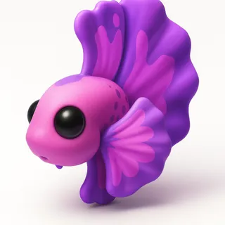 Mega Pink Betta Fish