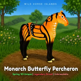 Monarch Butterfly Percheron – WHI