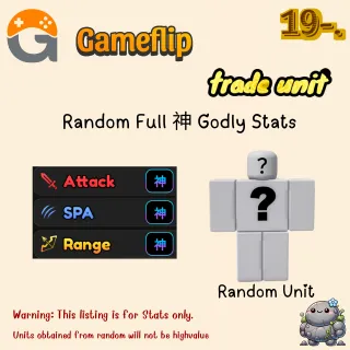 Random Full 神 Godly Stats|(Trade)|Roblox Anime Vanguards