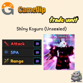 Shiny Koguro |Full 神 Godly Stats|(Trade)|Roblox Anime Vanguards