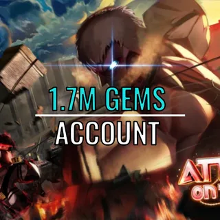 1.7M GEMS ACCOUNT | ATTACK ON TITAN REVOLUTION (AOTR)
