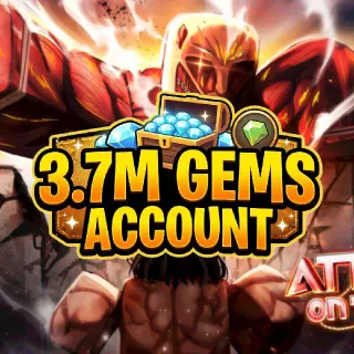 3,7M GEMS ACCOUNT!!! | ATTACK ON TITAN REVOLUTION (AOTR)
