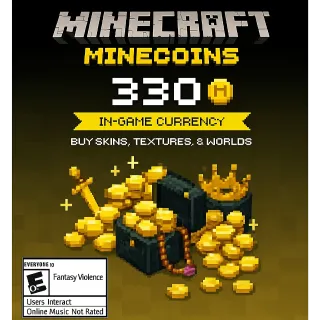 Minecraft Minecoins 330 pack
