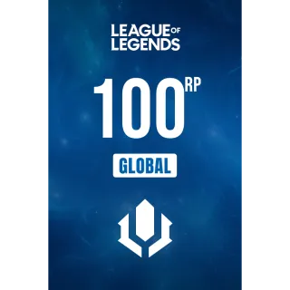 League of Legends Gift Card—100 Riot Points (RP)