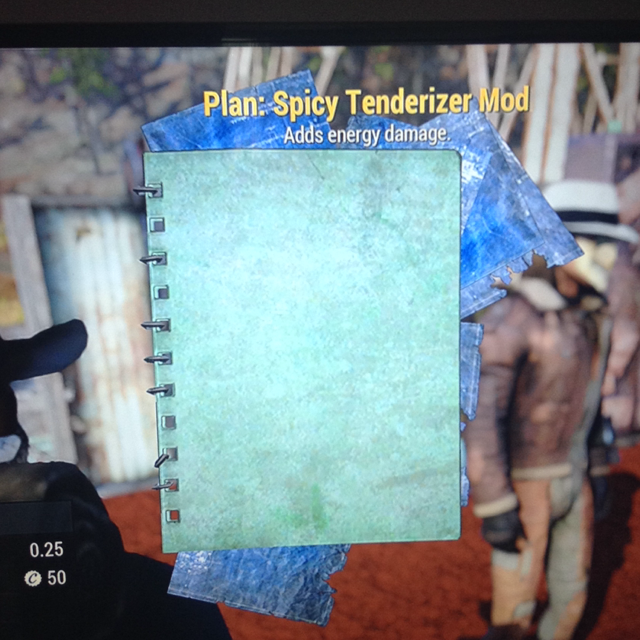 Plan Spicy Tenderizer Mod Plan Game Items Gameflip