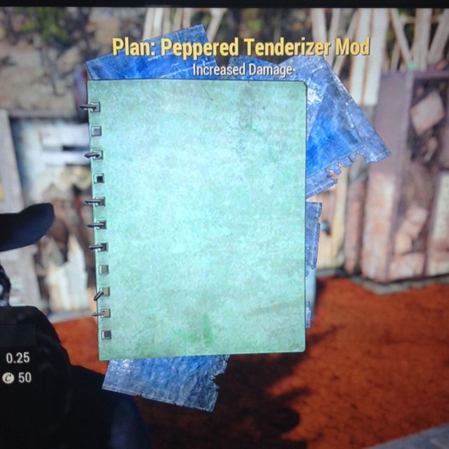 Plan Peppered Tenderizer Mod Plan Game Items Gameflip