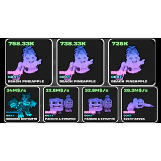 Fortnite Fruits vs Brainrots