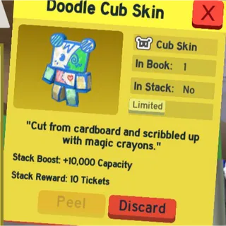 doodle cub skin