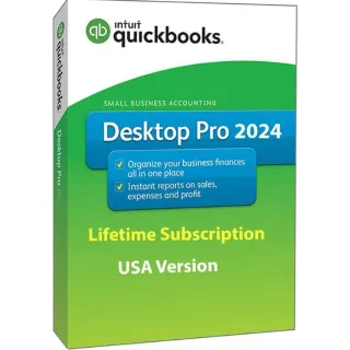 QuickBooks Desktop Pro 2024, Lifetime Activation - Pre owned